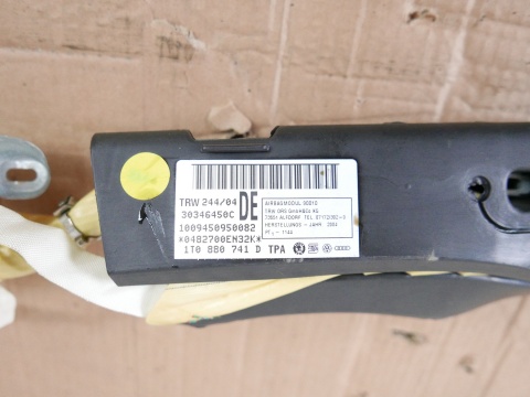 Kurtyna poduszka airbag lewa 1T0880741D VW TOURAN I 1T 2.0 TDI 03-06