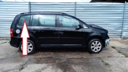 Szyba karoseryjna tył tylna prawa VW TOURAN I 1T 2.0 TDI 03-06