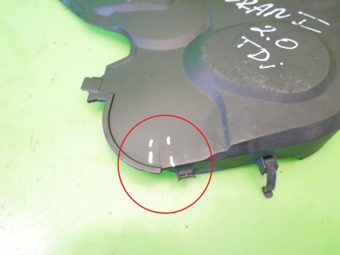 Osłony obudowy rozrządu 038109175 045109147A VW TOURAN I 1T 2.0 TDI 03-06