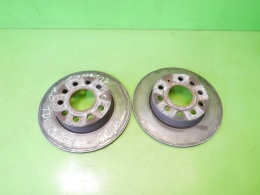 Tarcze hamulcowe tył pełne lewa + prawa 256mm VW TOURAN I 1T 2.0 TDI 03-06