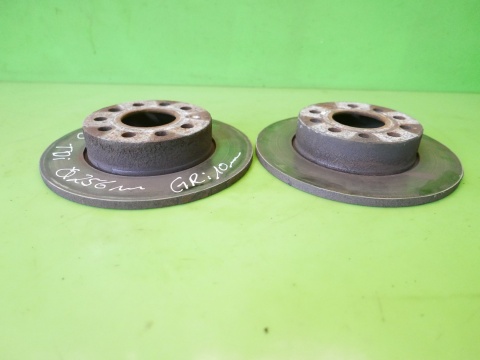 Tarcze hamulcowe tył pełne lewa + prawa 256mm VW TOURAN I 1T 2.0 TDI 03-06