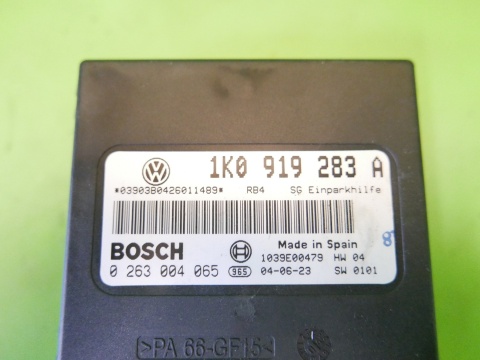 Moduł czujników parkowania PDC 1K0919283A VW TOURAN I 1T 2.0 TDI 03-06