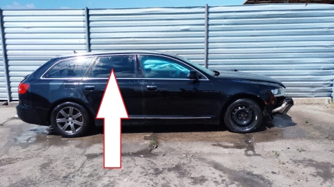 Szyba drzwi tył tylna prawa AUDI A6 C6 LIFT AVANT KOMBI 08-11
