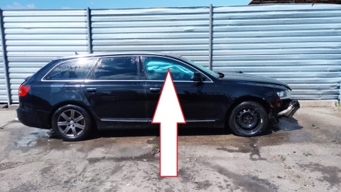 Szyba drzwi przód przednia prawa AUDI A6 C6 LIFT AVANT KOMBI 08-11