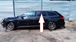 Szyba drzwi tył tylna lewa AUDI A6 C6 LIFT AVANT KOMBI 08-11