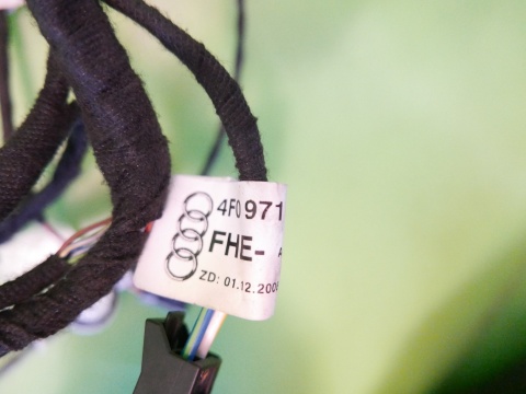 Wiązka instalacja drzwi przód prawa 4F1971036A 4F1971030BR AUDI A6 C6 08-11