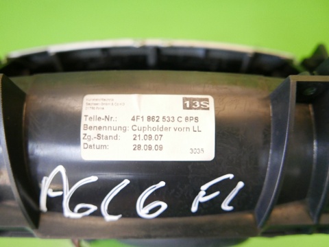 Uchwyt na kubek CUPHOLDER 4F1862533C AUDI A6 C6 2.0 TDI AVANT 08-11