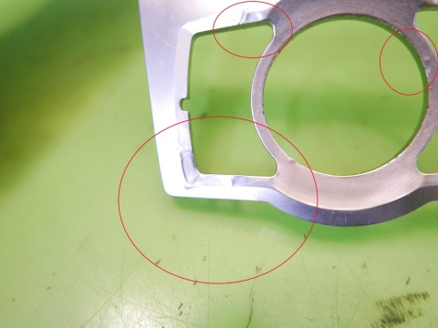 Dekor ramka panelu MMI lewarka zmiany biegów 4F0864260A AUDI A6 C6 08-11