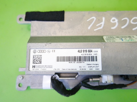 Wyświetlacz MMI nawigacji radia 4L0919604 AUDI A6 C6 2.0 TDI AVANT 08-11