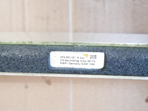 Relingi dachowe 4F9860022N 4F9860021N AUDI A6 C6 KOMBI AVANT 08-11
