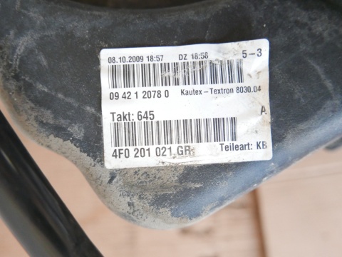 Zbiornik paliwa bak 4F0201021GR AUDI A6 C6 2.0 TDI AVANT KOMBI 08-11