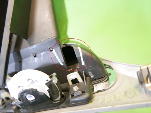 Kratka nawiewu prawa listwa dekor deski FIAT FREEMONT I 11-15