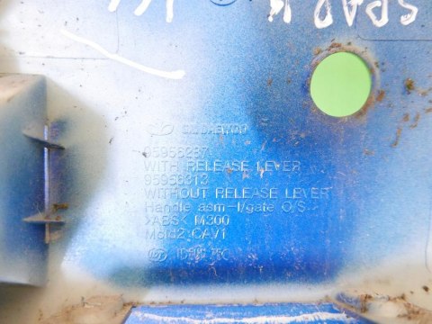 BLENDA LISTWA KLAPY TYŁ GCT LOGO ZNACZEK CHEVROLET SPARK III M300 09-13