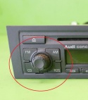 Radio fabryczne AUDI Concert 8P0035186C AUDI A3 8P 1.6 FSI HB 5D 04-08
