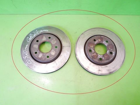 Tarcze hamulcowe przód przednie 320mm FIAT FREEMONT I 2.0 D MJET 11-15