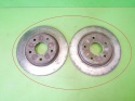 Tarcze hamulcowe tył tylne 350mm FIAT FREEMONT I 2.0 D MJET 11-15
