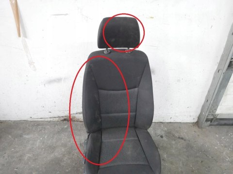 FOTEL PRAWY PASAŻERA PRZÓD BMW E90 SEDAN 5D 04-08 FOTEL PRAWY PASAŻERA PRZÓD BMW E90 SEDAN 5D 04-08