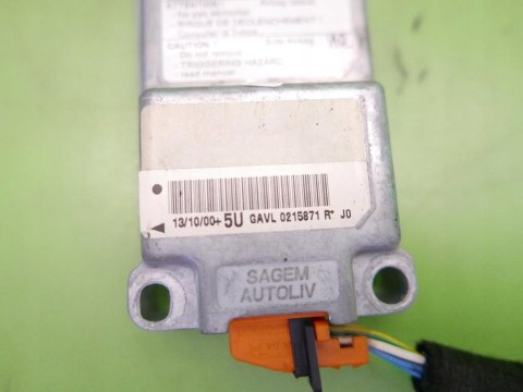MODUŁ SENSOR AIRBAG 9641478080 PEUGEOT 206 PHI 98-