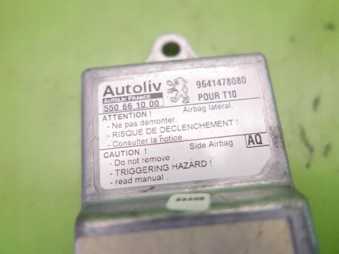 MODUŁ SENSOR AIRBAG 9641478080 PEUGEOT 206 PHI 98-