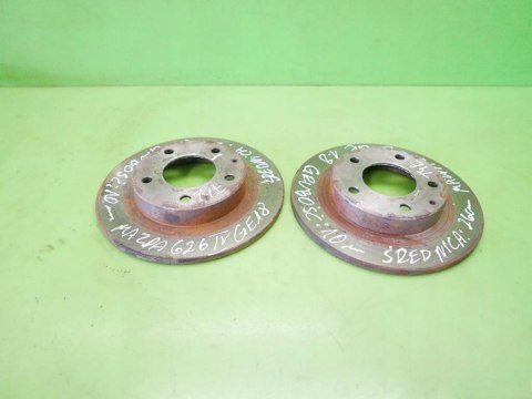 TARCZE HAMULCOWE TYŁ TYLNE MAZDA 626 IV GE 1.8 92-