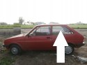 SZYBA KAROSERYJNA LEWA TYŁ FORD FIESTA MK2 3D 83-