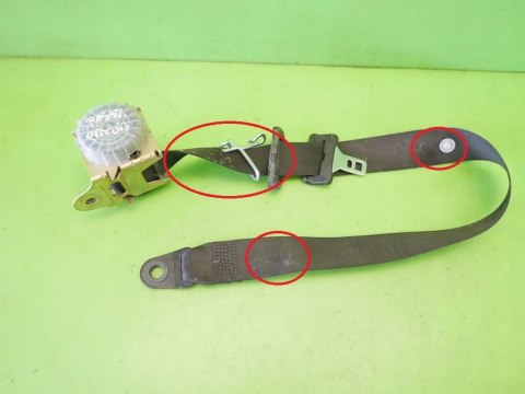 PAS BEZPIECZEŃSTWA PRAWY PRZÓD FORD FIESTA MK6 01-