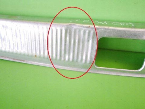 NAKŁADKA NA PAS TYLNY PRÓG BAGAŻNIKA AUDI A6 C5