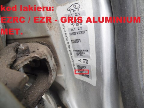 ZAWIASY KLAPY TYŁ BAGAŻNIKA CITROEN C3 I PHII HB