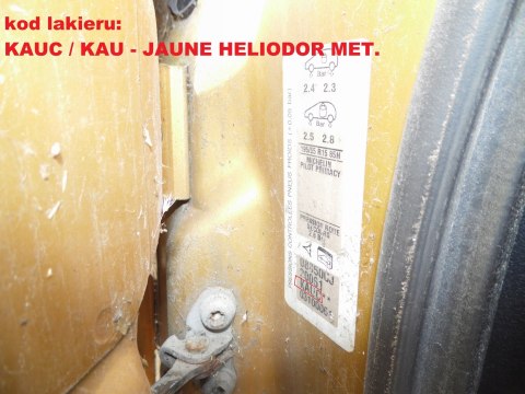 ZAWIASY KLAPY TYŁ BAGAŻNIKA CITROEN XSARA II KOMBI