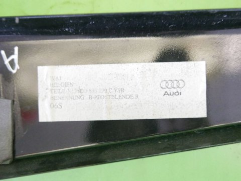 NAKŁADKA LISTWA SŁUPKA B PRAWA TYŁ AUDI A4 B6 SDN NAKŁADKA LISTWA SŁUPKA B PRAWA TYŁ AUDI A4 B6 SDN